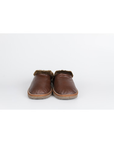 zapatillas destalonadas con pelo