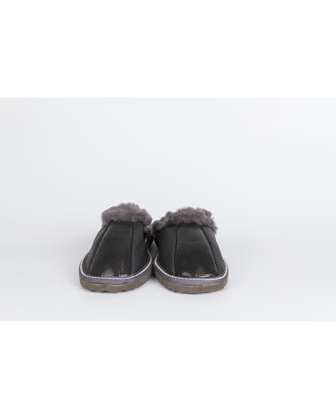 zapatillas destalonadas con pelo
