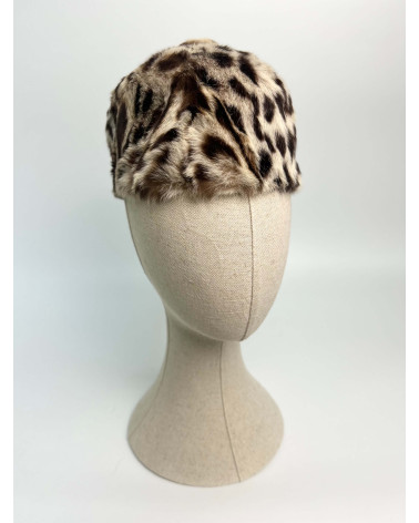 Gorro de estampado felino