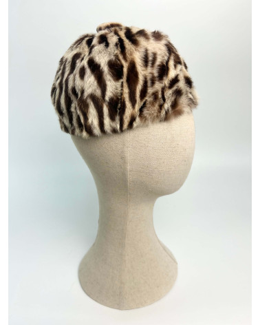 Gorro de estampado felino