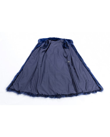 chaleco de zorro azul