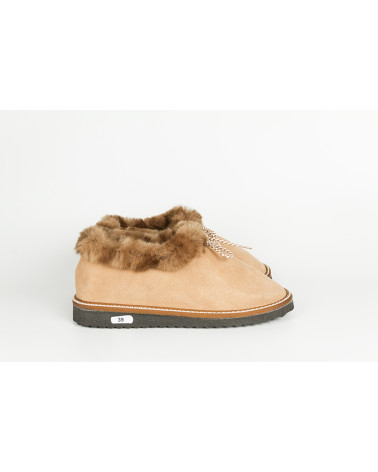 zapatillas cerradas con pelo