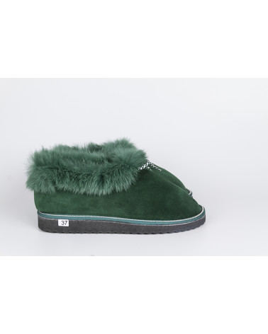 zapatillas cerradas con pelo