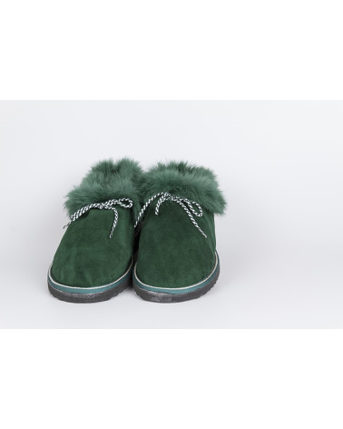 zapatillas cerradas con pelo