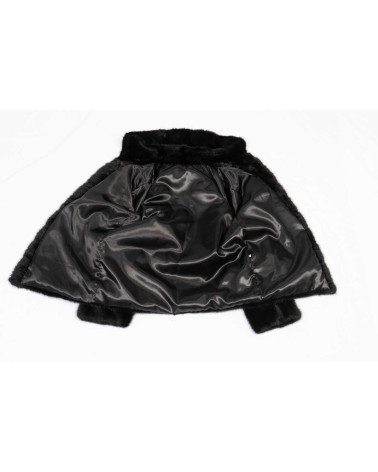 CHAQUETÓN DE VISÓN CON CAPUCHA