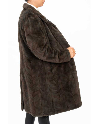 GABARDINA REVERSIBLE DE VISÓN