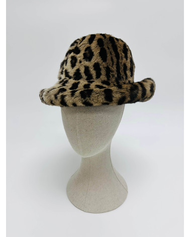 Gorro de estampado felino