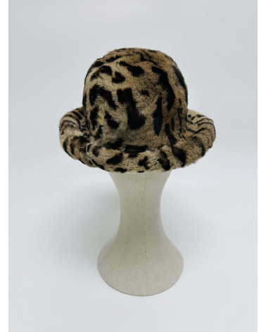 Gorro de estampado felino