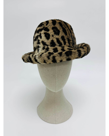 Gorro de estampado felino