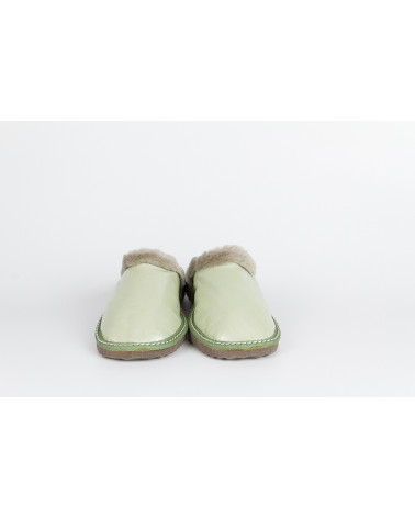 zapatillas destalonadas con pelo