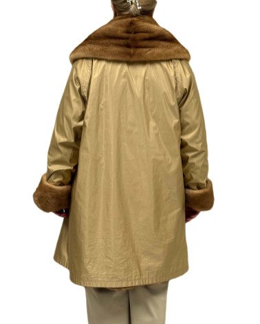 ABRIGO DE VISÓN LOMOS GOLDEN