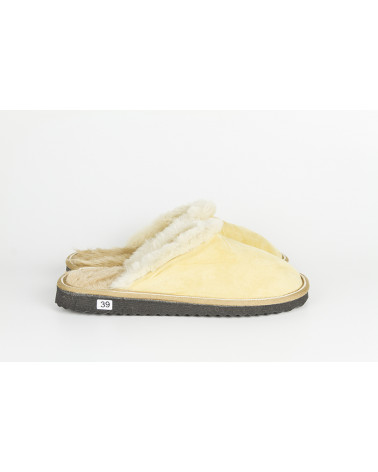 zapatillas destalonadas con pelo