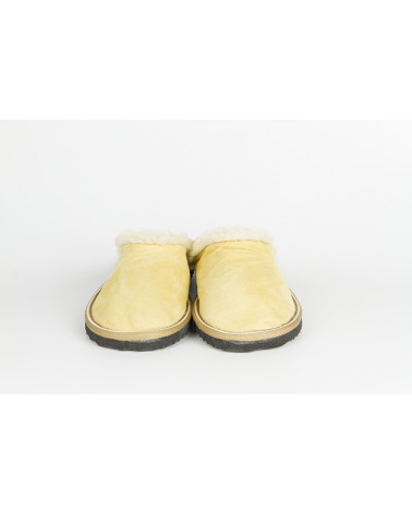 zapatillas destalonadas con pelo