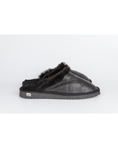 zapatillas destalonadas con pelo
