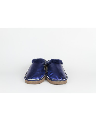 zapatillas destalonadas con pelo